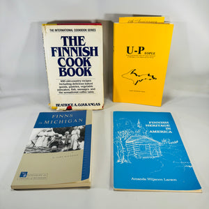 Finnish-American Heritage & U.P. History Book Bundle (4-Book Set, Signed Copy + Ojakangas Cookbook)