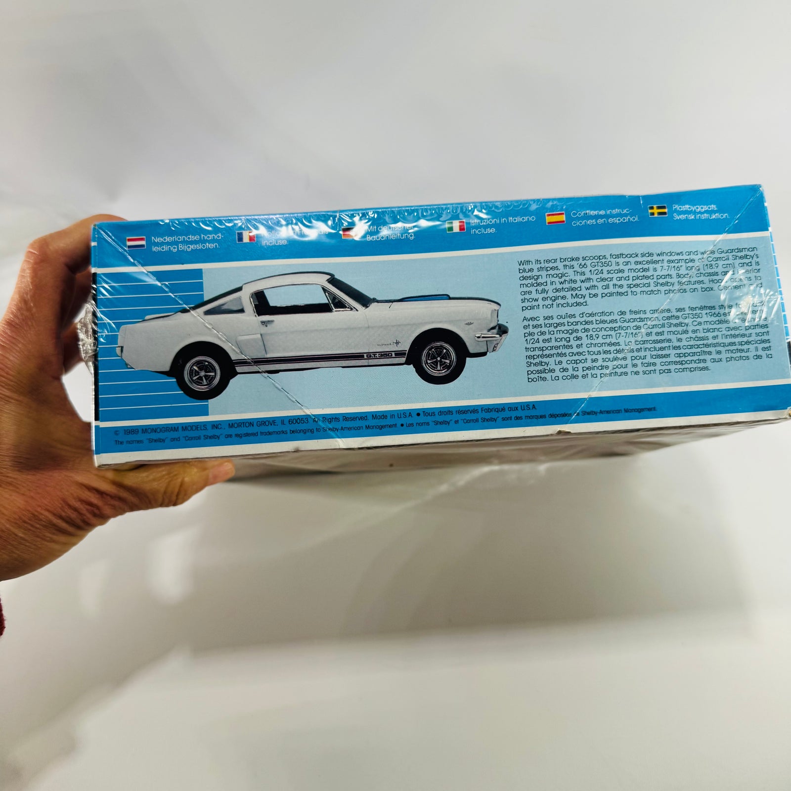Vintage Monogram Shelby 66 Mustang GT350 Model Kit Sealed 1/24 Scale