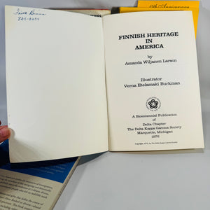 Finnish-American Heritage & U.P. History Book Bundle (4-Book Set, Signed Copy + Ojakangas Cookbook)