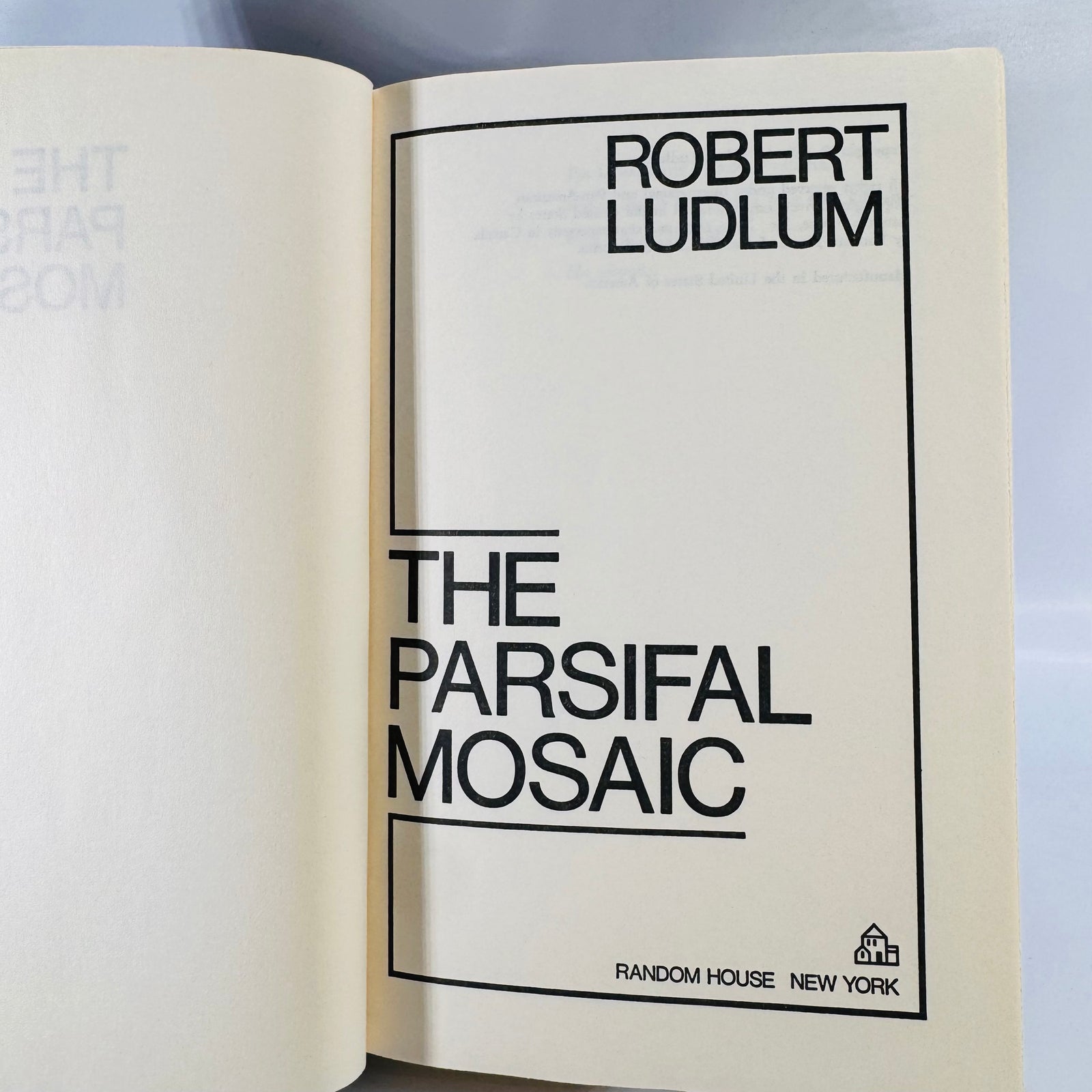 The Parsifal Mosaic by Robert Ludlum (1982) – Vintage Thriller