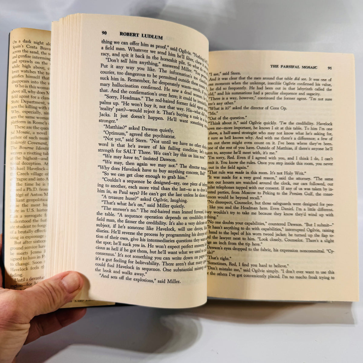 The Parsifal Mosaic by Robert Ludlum (1982) – Vintage Thriller