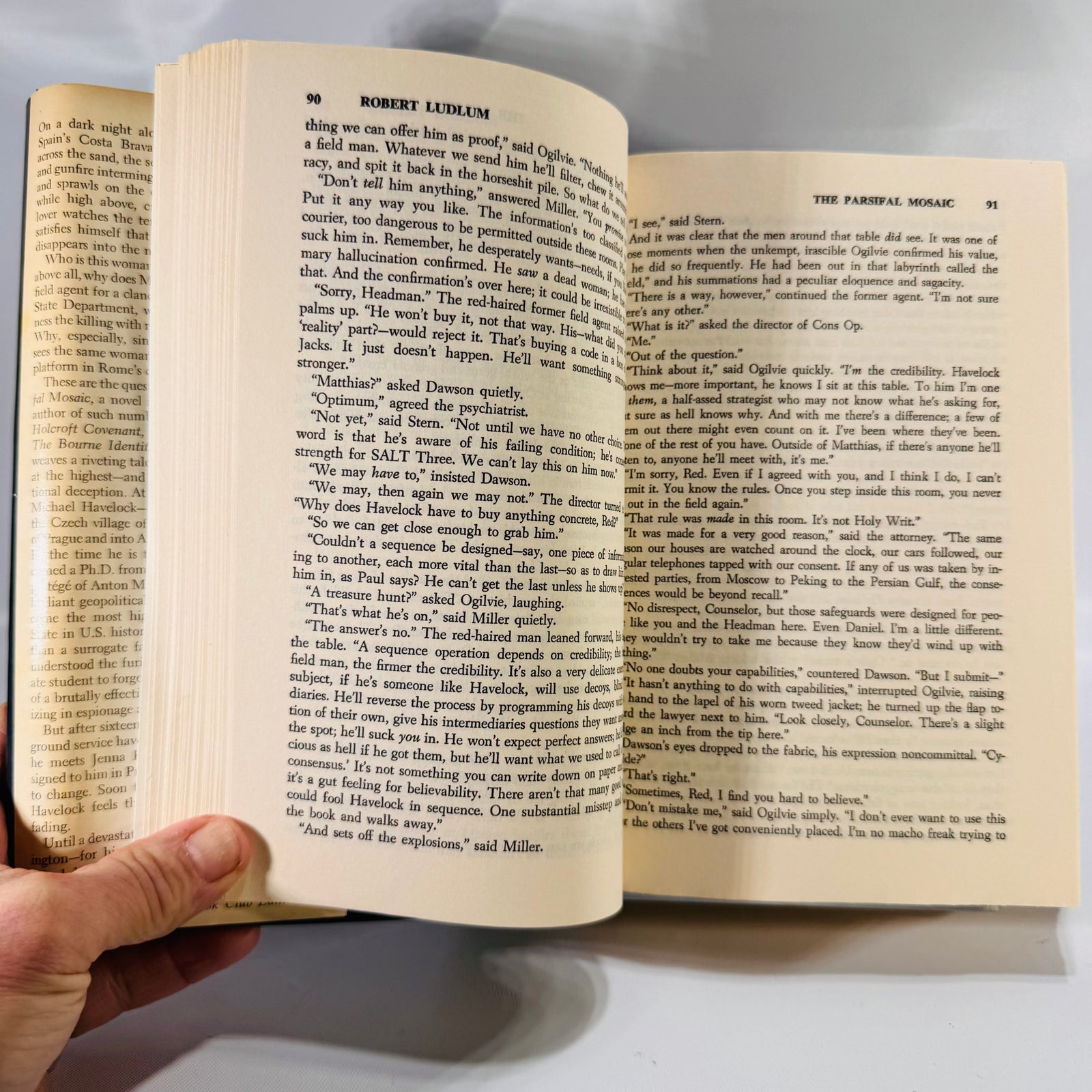 The Parsifal Mosaic by Robert Ludlum (1982) – Vintage Thriller