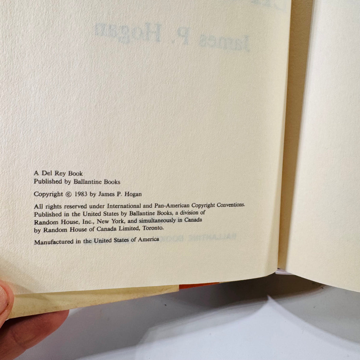 Code of the Life Maker by James P. Hogan (1983) – A Del Rey Science Fiction Novel