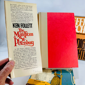 Vintage Fiction Bundle — Anna and the King of Siam (1944), The Man from St. Petersburg (1982), The Prodigal Daughter (1982) | Historical & Political Novels