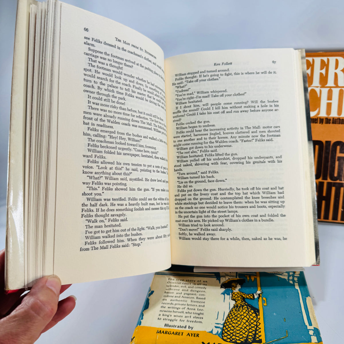 Vintage Fiction Bundle — Anna and the King of Siam (1944), The Man from St. Petersburg (1982), The Prodigal Daughter (1982) | Historical & Political Novels