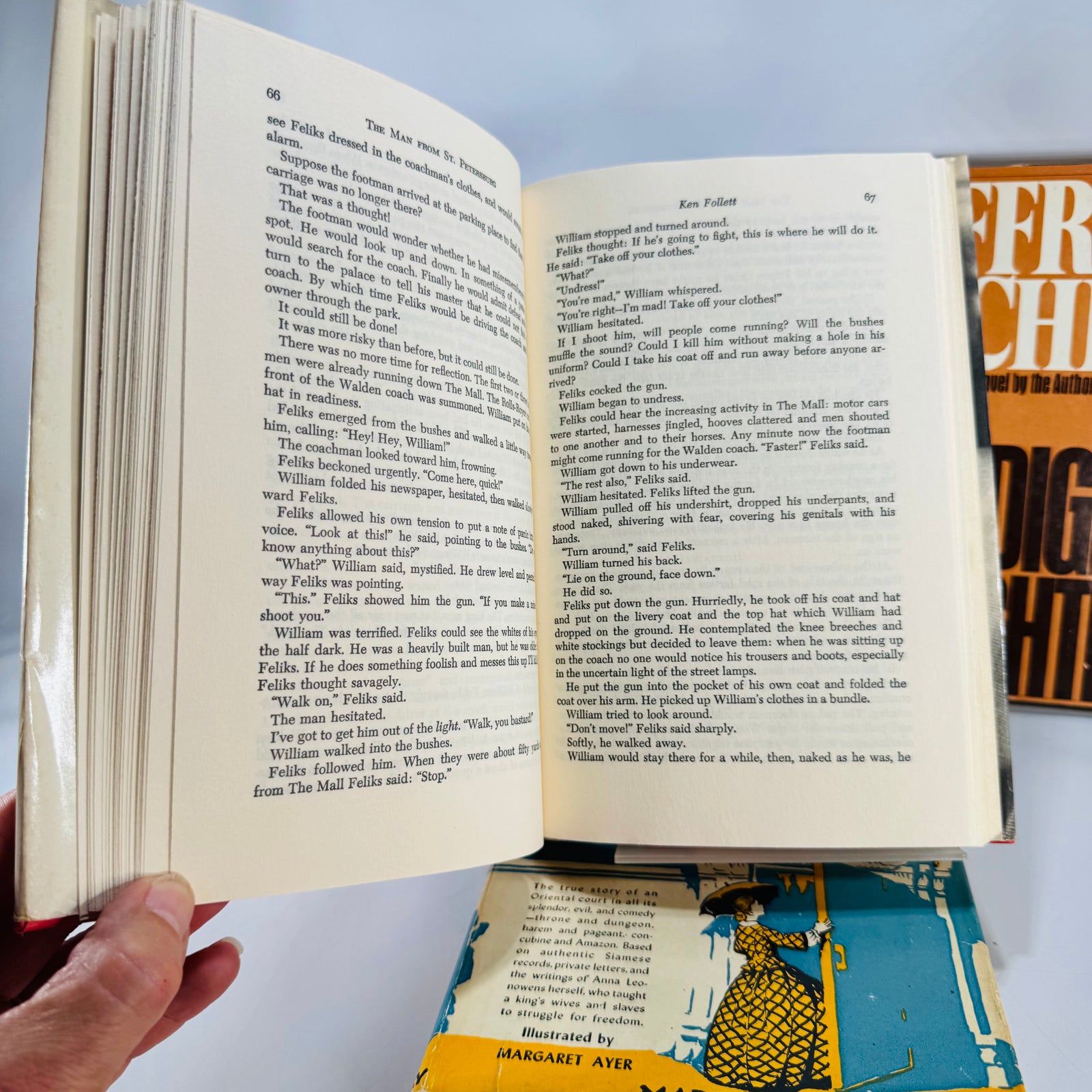 Vintage Fiction Bundle — Anna and the King of Siam (1944), The Man from St. Petersburg (1982), The Prodigal Daughter (1982) | Historical & Political Novels