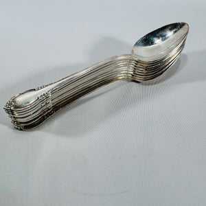 1847 Rogers Bros Remembrance Silverplate Spoons Set of 9 Vintage 1948 Floral Flatware