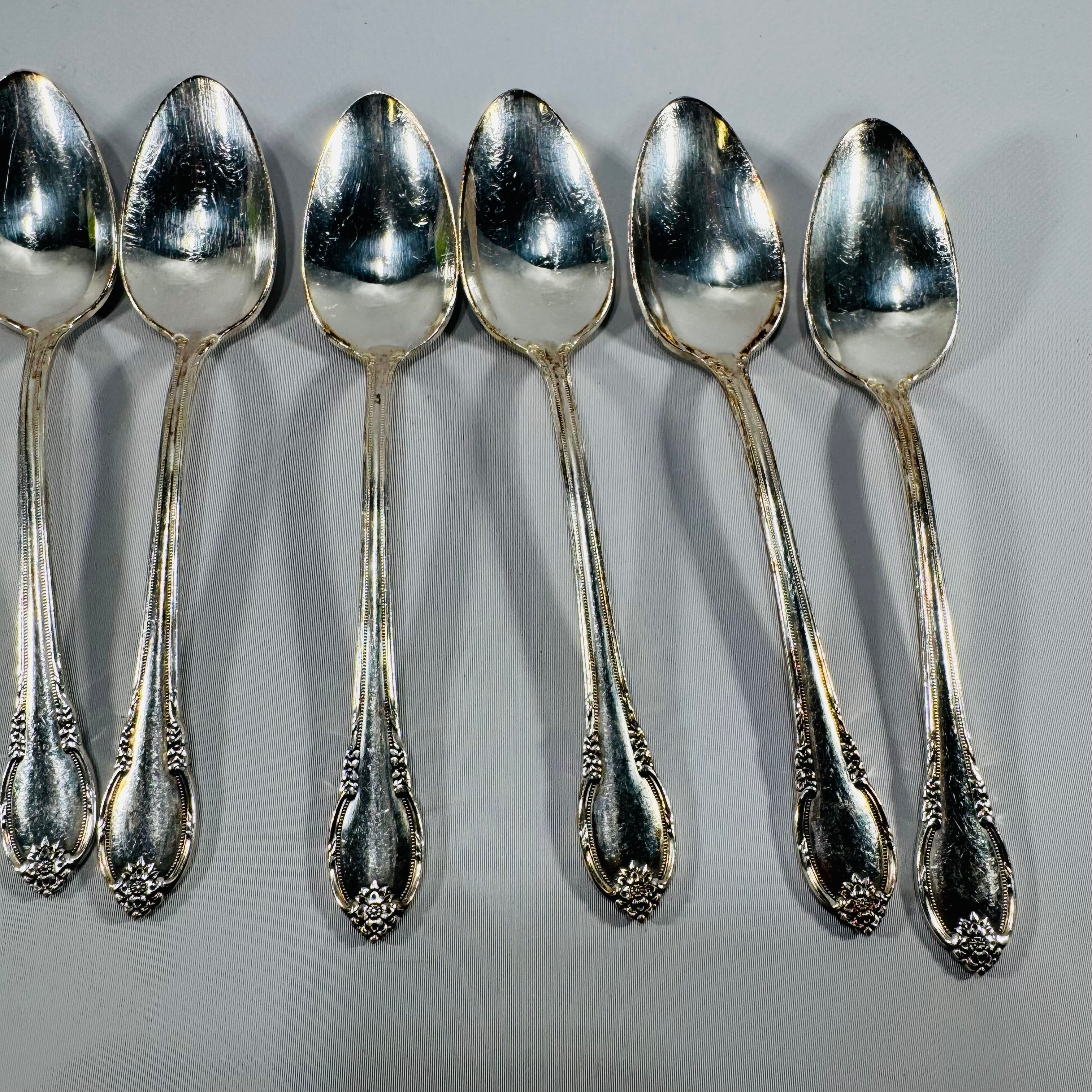 1847 Rogers Bros Remembrance Silverplate Spoons - Reading Vintage