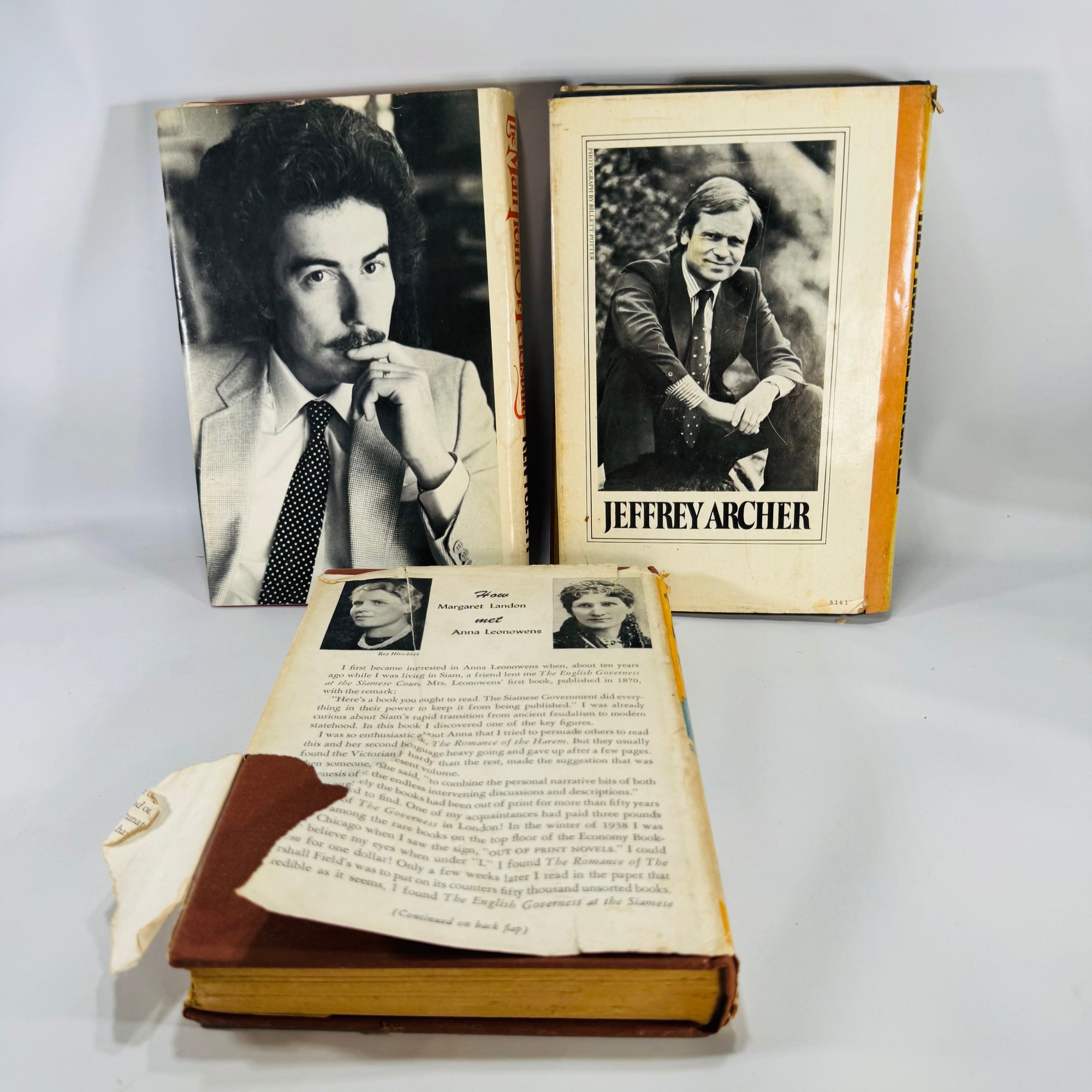 Vintage Fiction Bundle — Anna and the King of Siam (1944), The Man from St. Petersburg (1982), The Prodigal Daughter (1982) | Historical & Political Novels