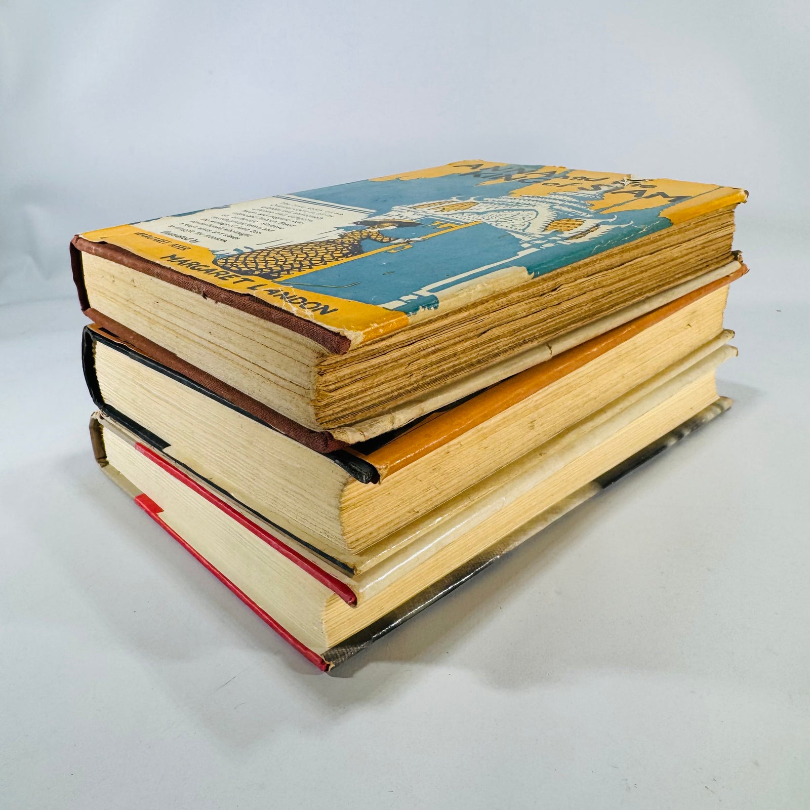 Vintage Fiction Bundle — Anna and the King of Siam (1944), The Man from St. Petersburg (1982), The Prodigal Daughter (1982) | Historical & Political Novels