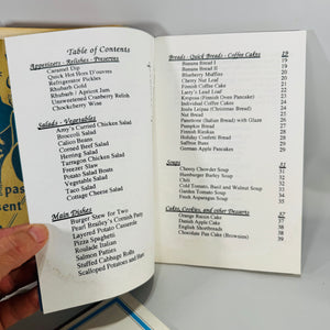 Vintage Community & Regional Cookbooks — Virginia Cookery (1957) + Negaunee Historical Society Cookbook (1994) + Marge Griffin’s Family Cookbook | Annotated Set, 3 Books