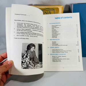 Vintage Community & Regional Cookbooks — Virginia Cookery (1957) + Negaunee Historical Society Cookbook (1994) + Marge Griffin’s Family Cookbook | Annotated Set, 3 Books