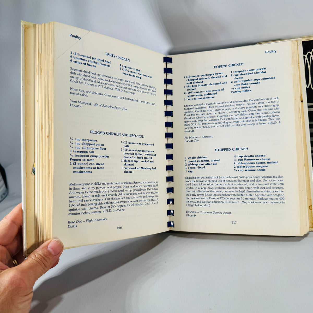 Southwest Airlines & Valparaiso University Guild Community Cookbooks (1972 & 1986) – Vintage Community Recipes Bundle