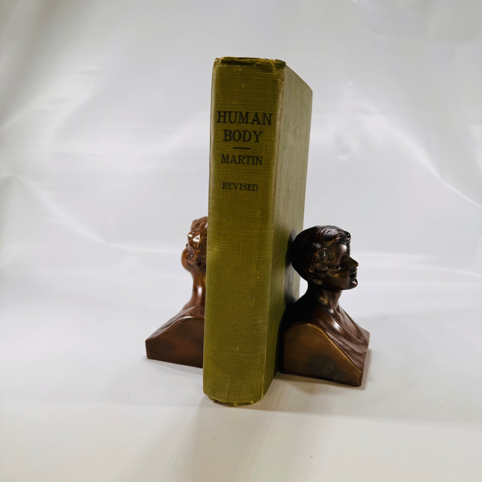 1930 Weidlich Brothers “Youth” Bookends – Bronze Patina Sculptural Pair