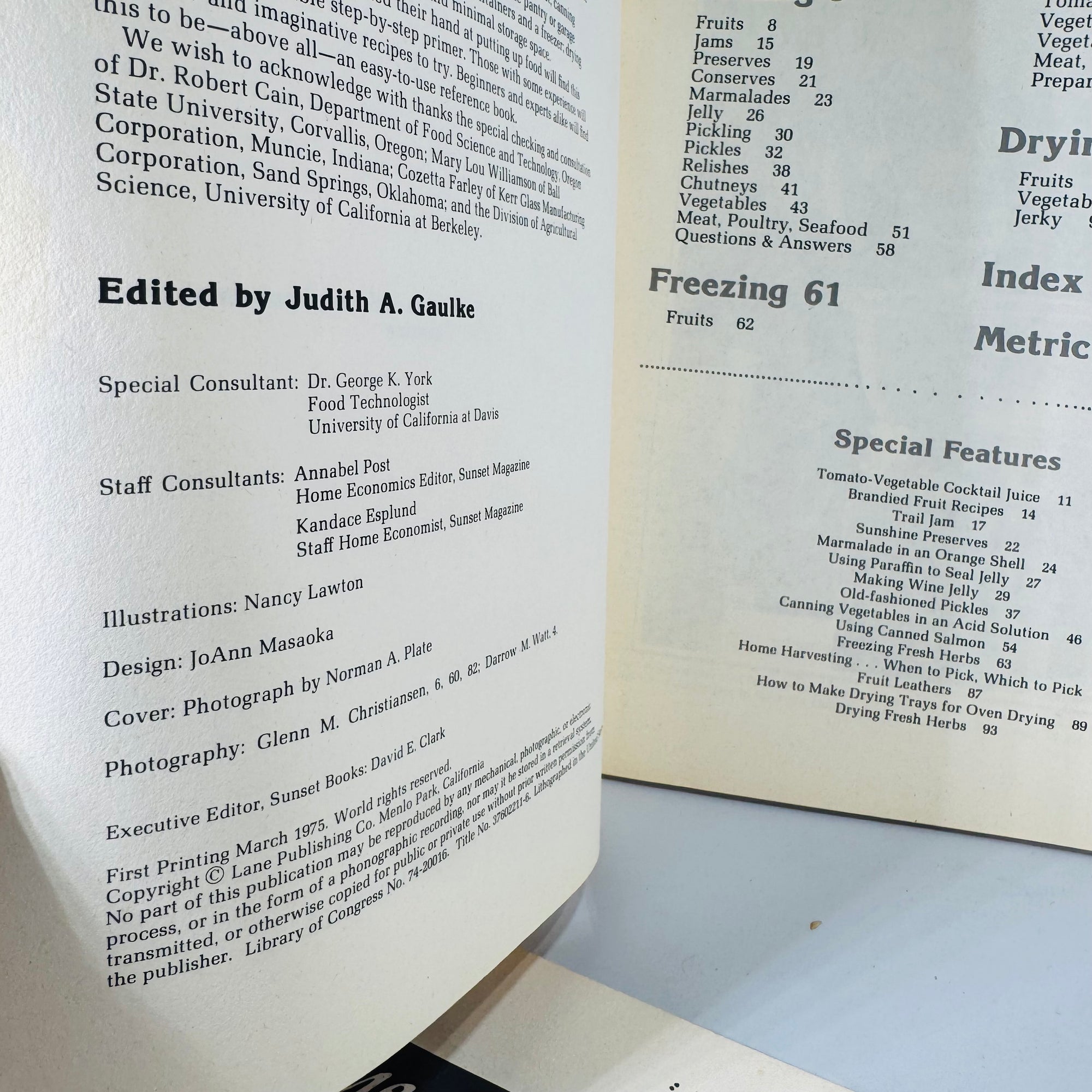 Mid-Century Home Canning & Preservation Bundle (5) — Sunset Home Canning (1975), Ball Blue Book (1969), USDA Guides | Cookbooks & Culinary History
