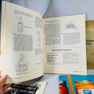 Mid-Century Home Canning & Preservation Bundle (5) — Sunset Home Canning (1975), Ball Blue Book (1969), USDA Guides | Cookbooks & Culinary History