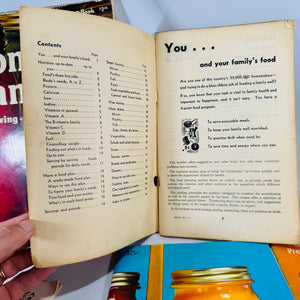 Mid-Century Home Canning & Preservation Bundle (5) — Sunset Home Canning (1975), Ball Blue Book (1969), USDA Guides | Cookbooks & Culinary History
