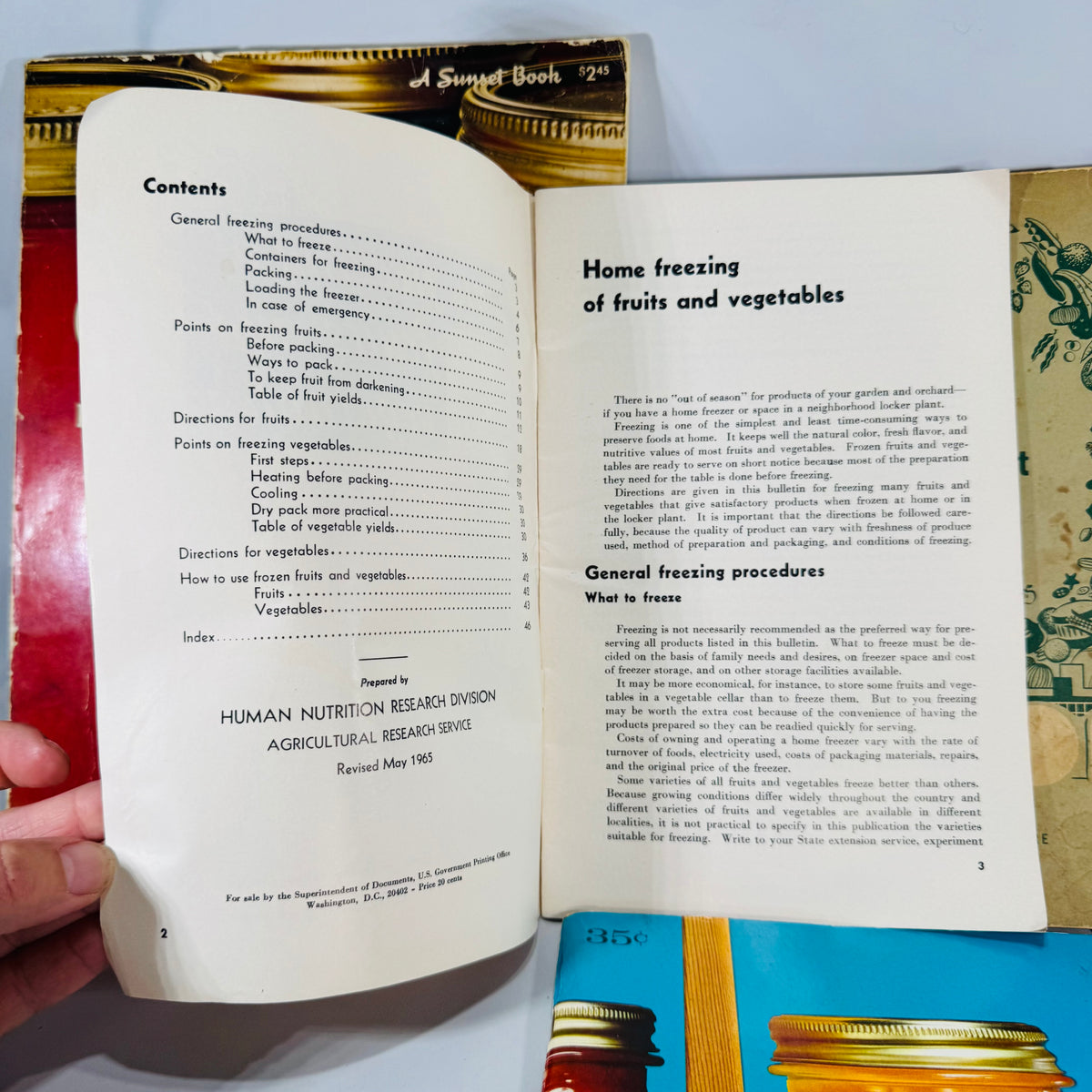 Mid-Century Home Canning & Preservation Bundle (5) — Sunset Home Canning (1975), Ball Blue Book (1969), USDA Guides | Cookbooks & Culinary History