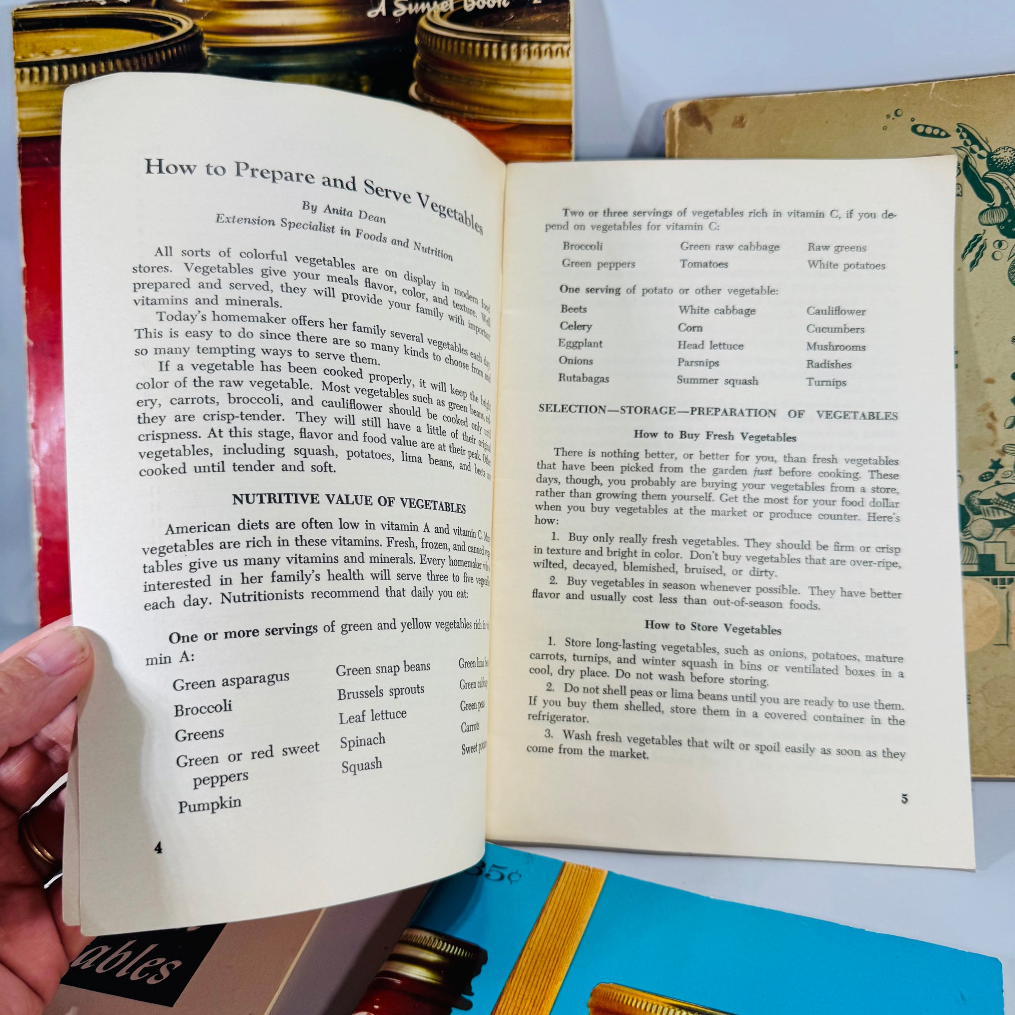 Mid-Century Home Canning & Preservation Bundle (5) — Sunset Home Canning (1975), Ball Blue Book (1969), USDA Guides | Cookbooks & Culinary History