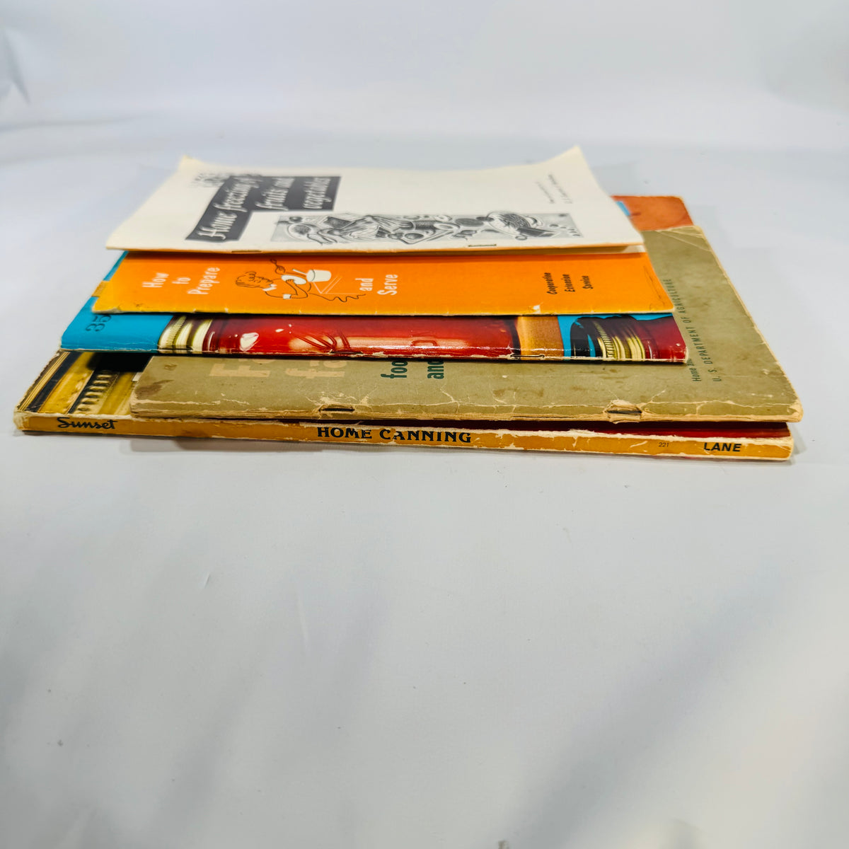 Mid-Century Home Canning & Preservation Bundle (5) — Sunset Home Canning (1975), Ball Blue Book (1969), USDA Guides | Cookbooks & Culinary History