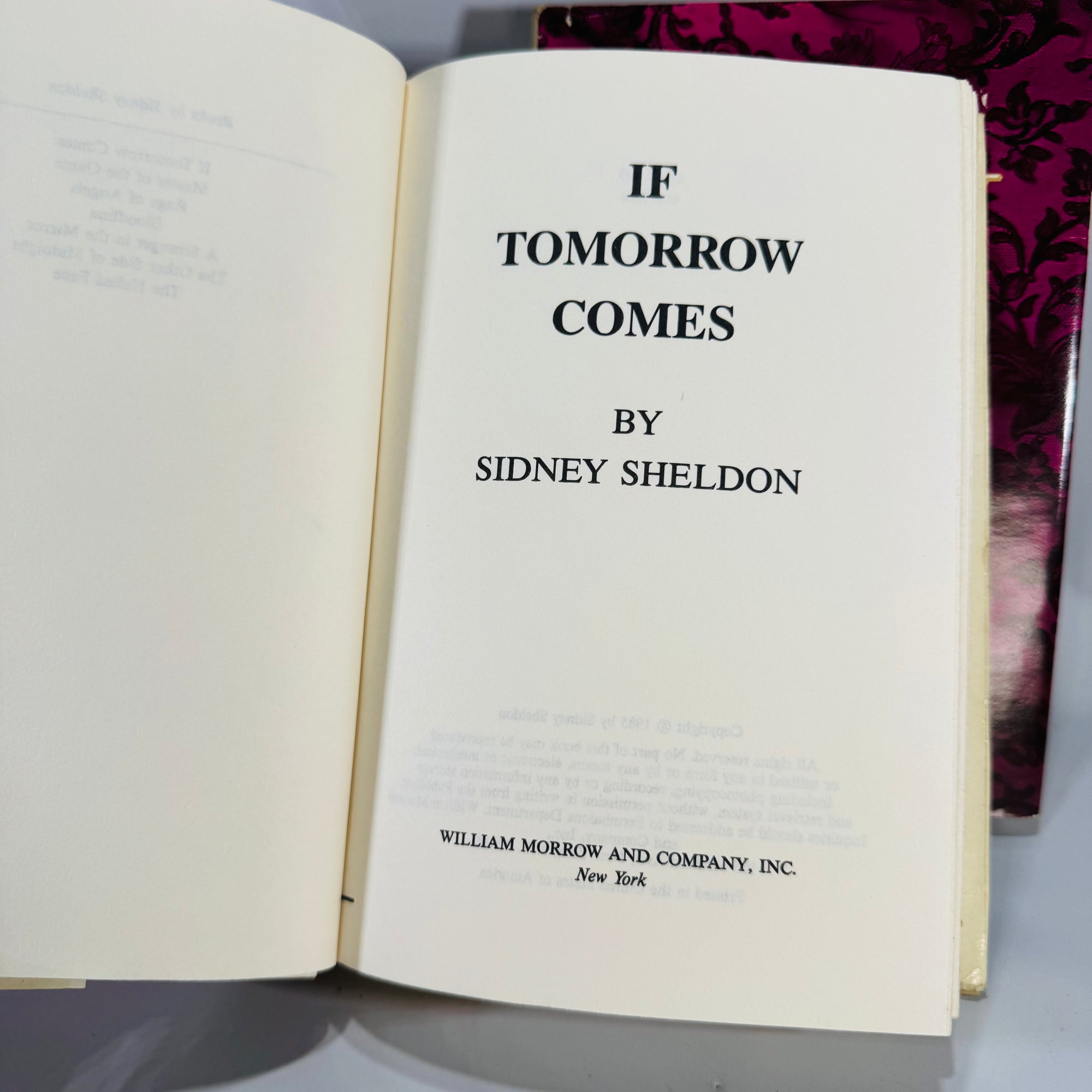 1980s Romance & Women’s Fiction Book Bundle (2) — Sidney Sheldon If Tomorrow Comes + Shirley Conran Lace II (1985) | Curated Set