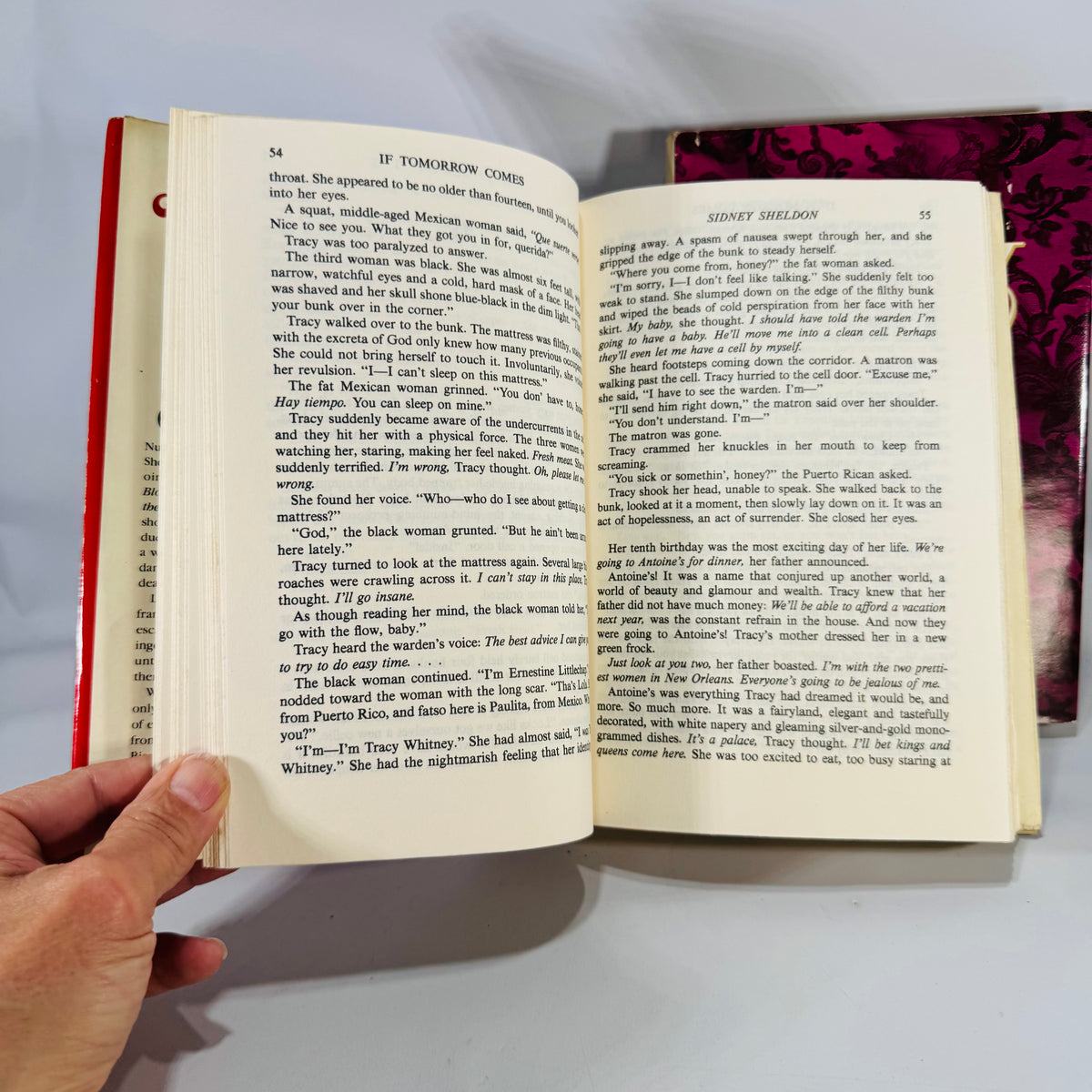 1980s Romance & Women’s Fiction Book Bundle (2) — Sidney Sheldon If Tomorrow Comes + Shirley Conran Lace II (1985) | Curated Set