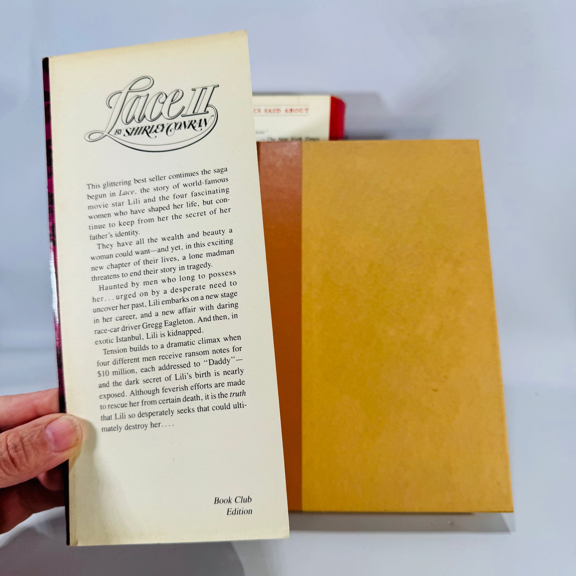 1980s Romance & Women’s Fiction Book Bundle (2) — Sidney Sheldon If Tomorrow Comes + Shirley Conran Lace II (1985) | Curated Set