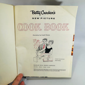 Betty Crocker's New Picture Cook Book McGraw-Hill | 1961 | First Edition Hardcover