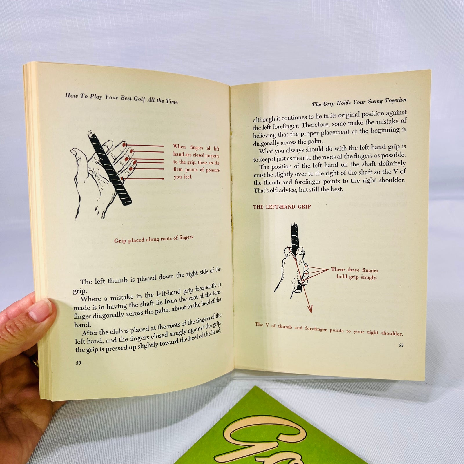 How to Play Your Best Golf All the Time by Tommy Armour 1964 Simon & Schuster and Golf Lessons Published for GM Men and Women 1954 by the National Golf Foundation