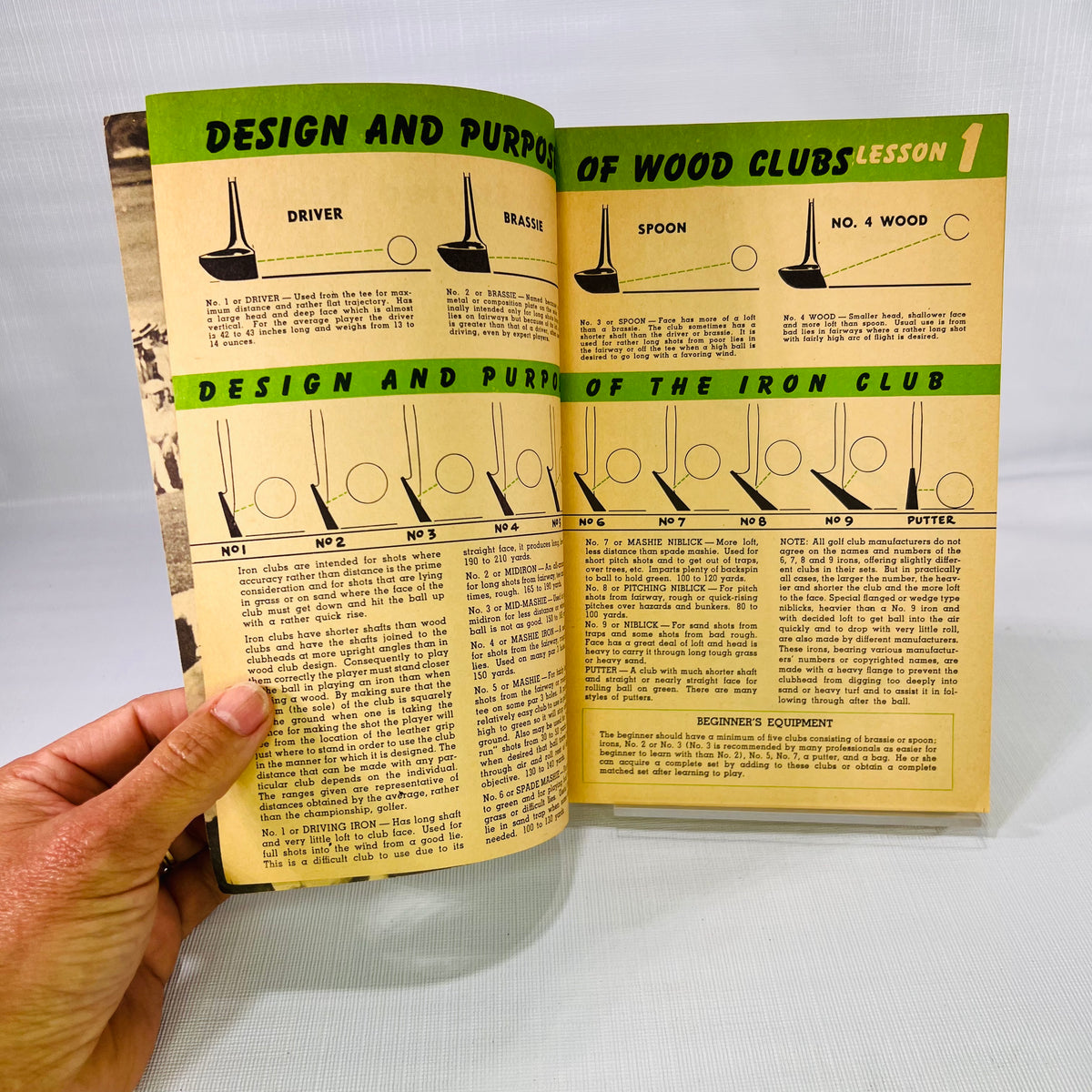 How to Play Your Best Golf All the Time by Tommy Armour 1964 Simon & Schuster and Golf Lessons Published for GM Men and Women 1954 by the National Golf Foundation