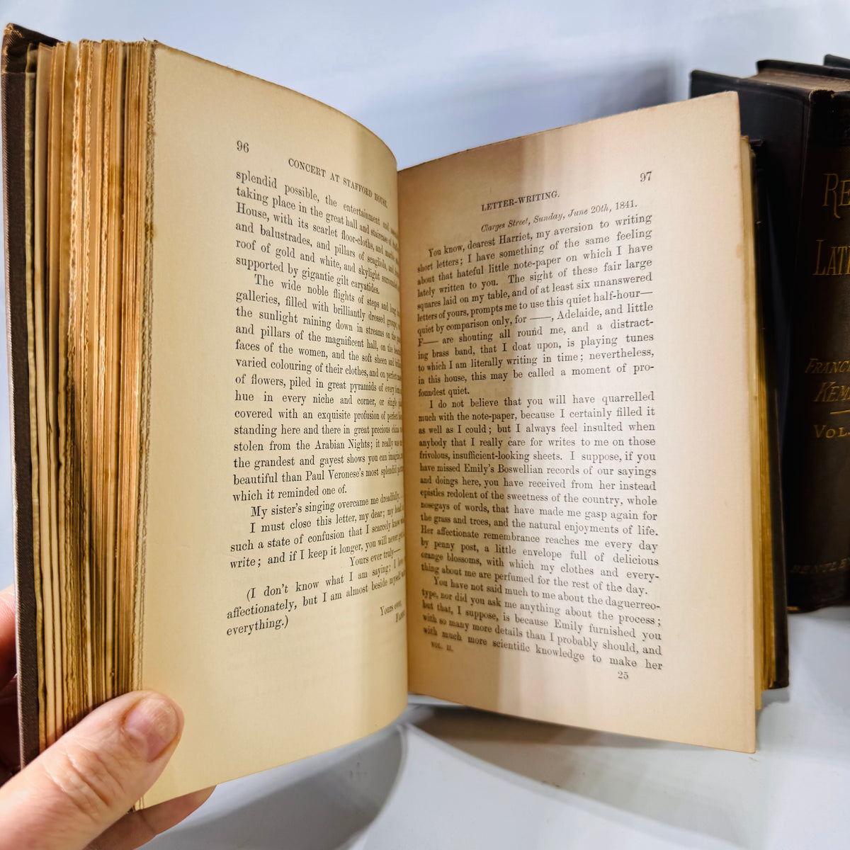 Records of Later Life by Frances Anne Kemble (1882) – A Three-Volume Firsthand Account of Victorian Life