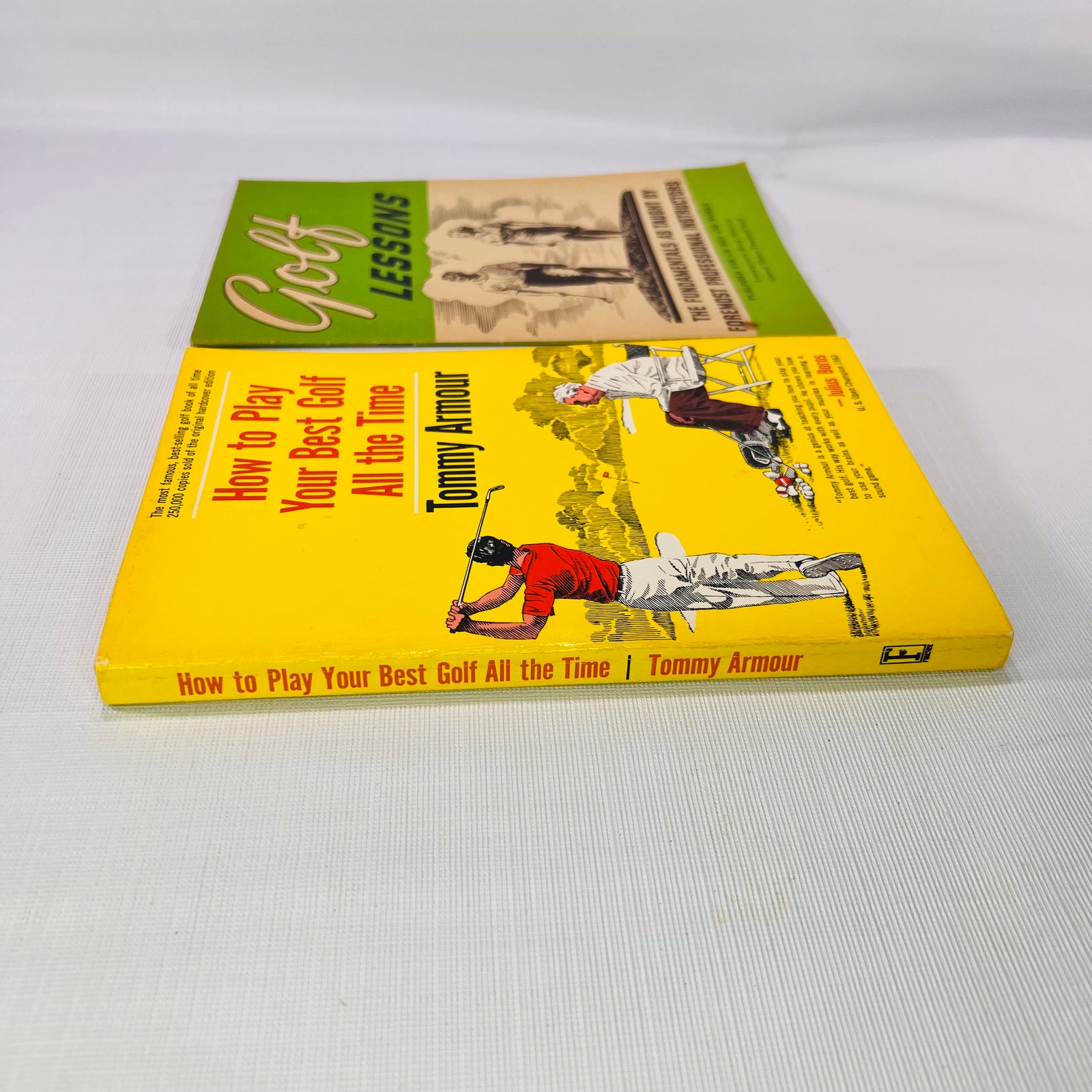 How to Play Your Best Golf All the Time by Tommy Armour 1964 Simon & Schuster and Golf Lessons Published for GM Men and Women 1954 by the National Golf Foundation