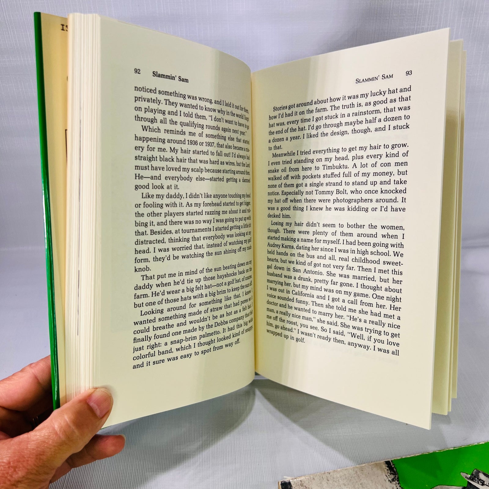 Slammin' Sam an Autobiography 1986Donald I Find Inc and How to Hit a Golf Ball 1950 Garden City Books
