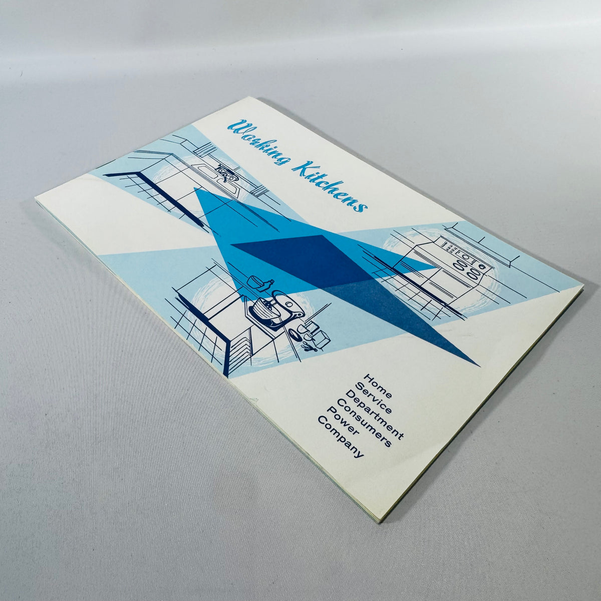 Working Kitchens Vintage Consumers Power Company Kitchen Planning Booklet Mid Century Home Design