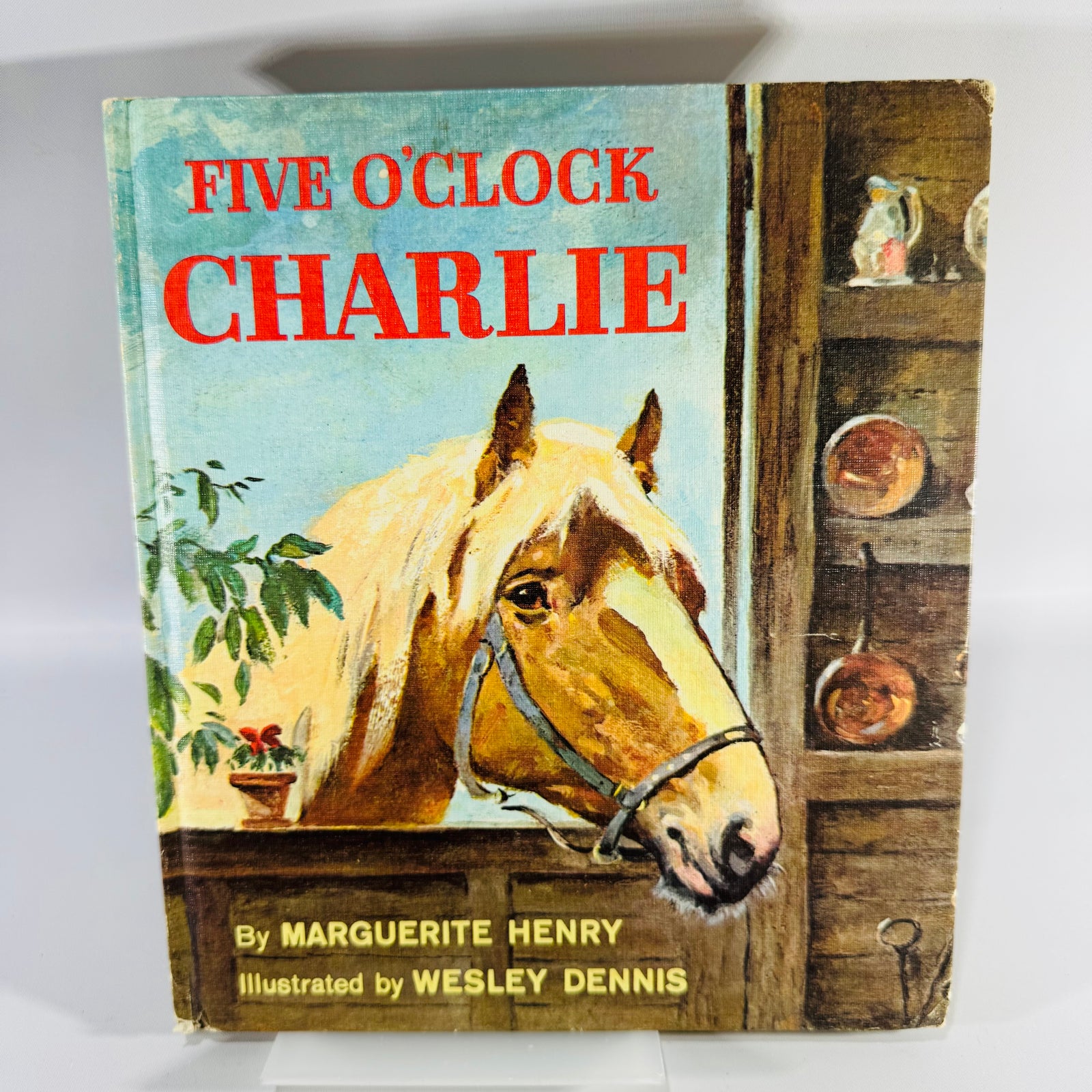 Five O’Clock Charlie by Marguerite Henry 1962 Vintage Horse Picture Book