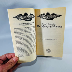 Dragonlance Reader’s Companion The Odyssey of Gilthanas 1999 TSR Fantasy Paperback