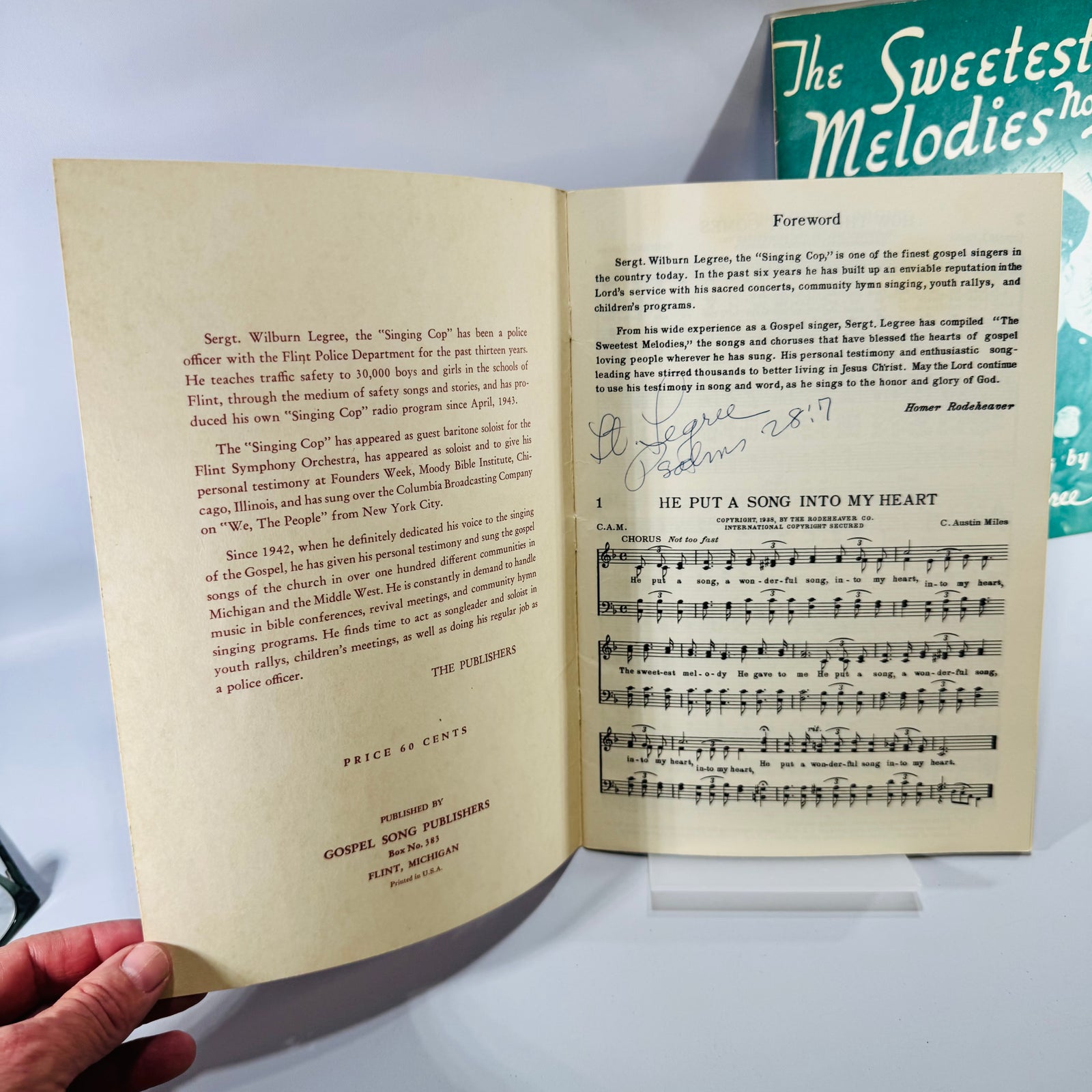 Vintage Gospel Songbook Bundle The Sweetest Melodies Wilburn Legree