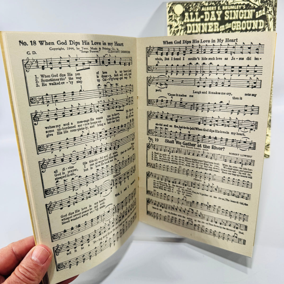Vintage Gospel Songbook Bundle Renfro Valley Hymn Book Albert E Brumley