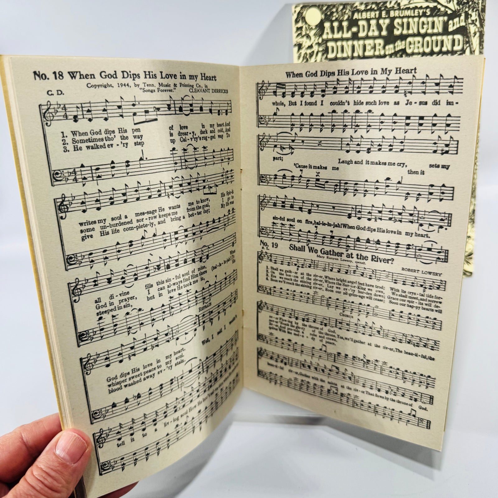Vintage Gospel Songbook Bundle Renfro Valley Hymn Book Albert E Brumley