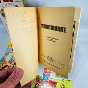 Vintage Comic Strip Paperback Bundle Family Circus Marmaduke Hi and Lois