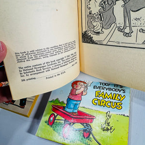 Vintage Comic Strip Paperback Bundle Family Circus Marmaduke Hi and Lois