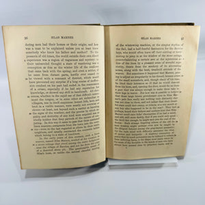 Antique Silas Marner Book George Eliot 1901 Clothbound Literature Textbook
