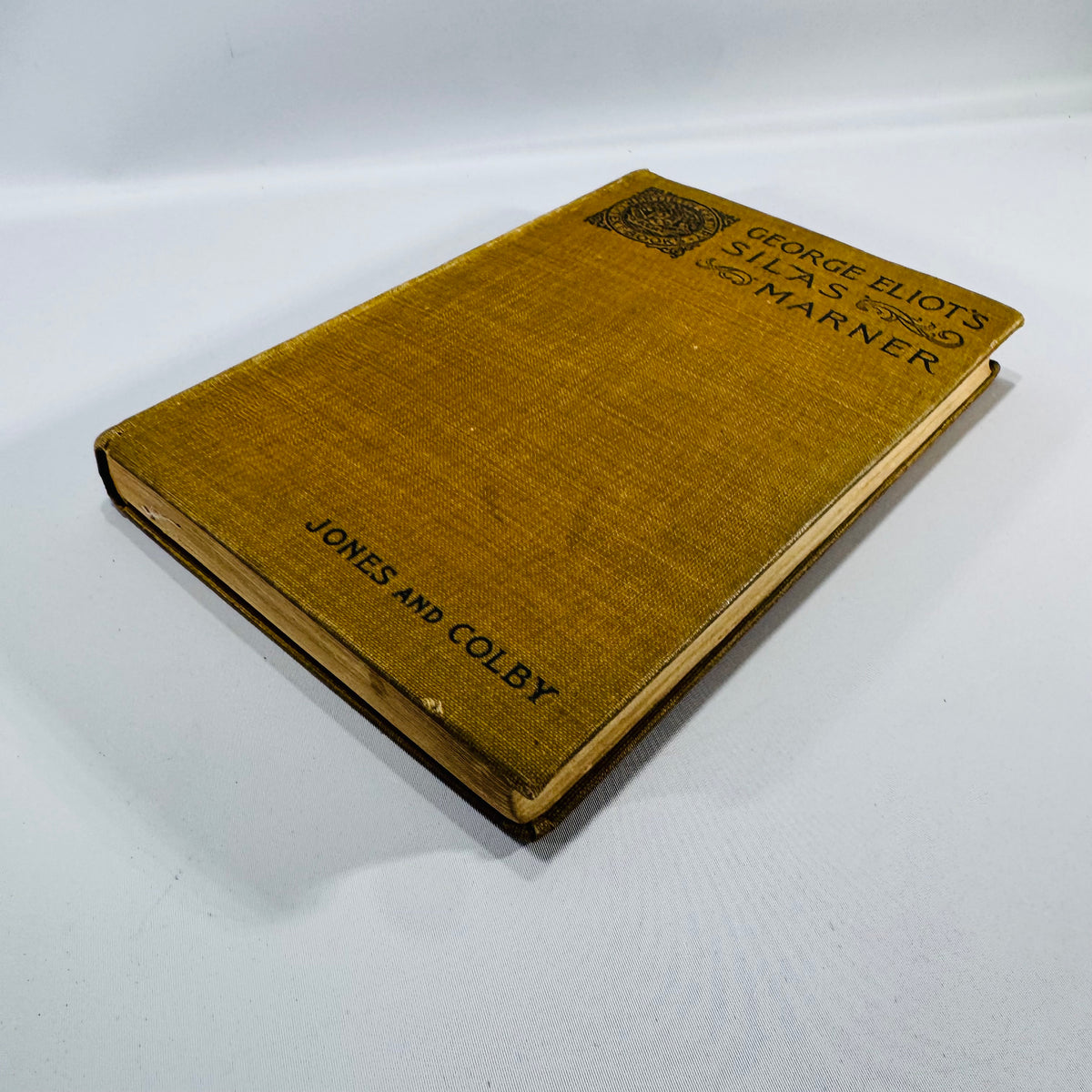 Antique Silas Marner Book George Eliot 1901 Clothbound Literature Textbook