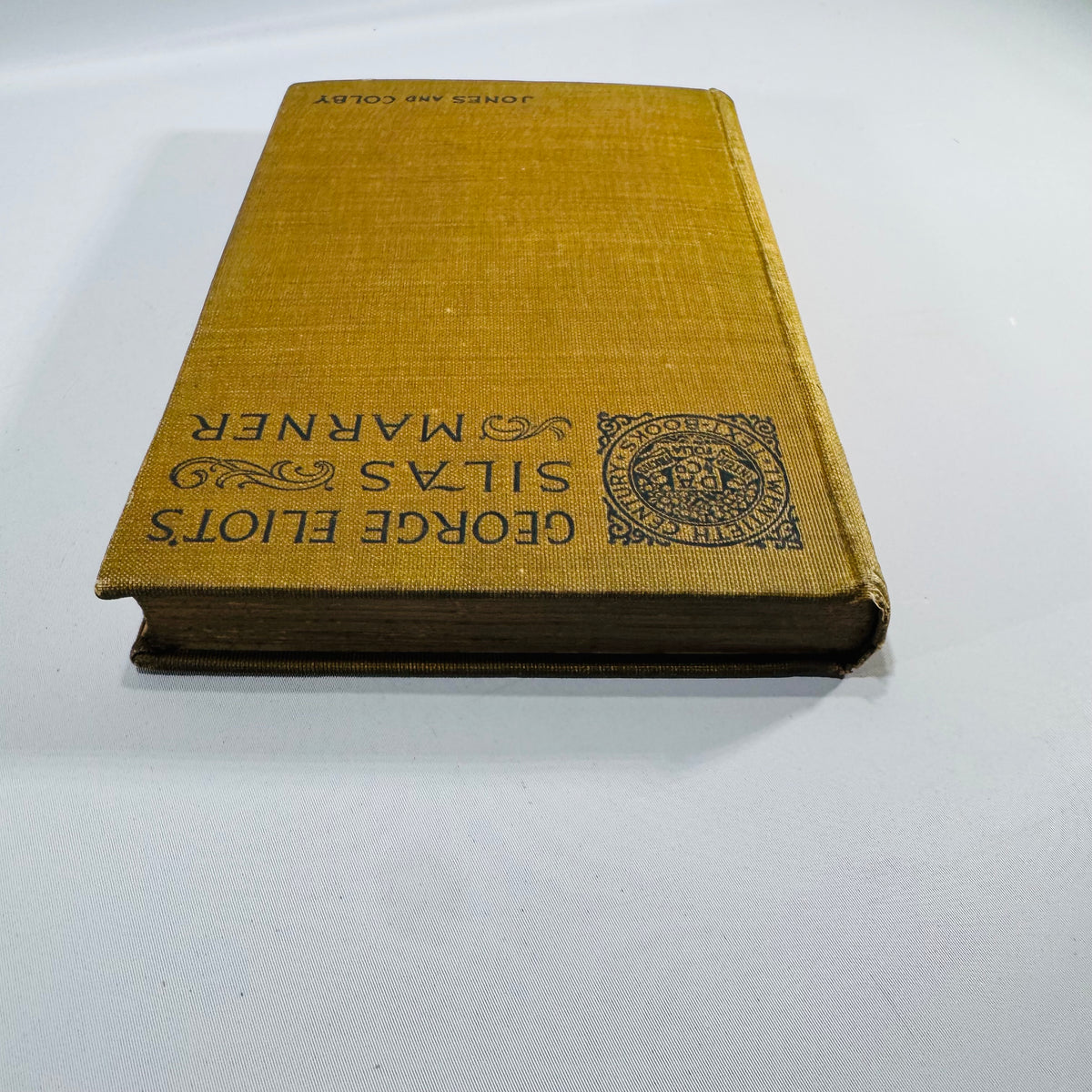 Antique Silas Marner Book George Eliot 1901 Clothbound Literature Textbook