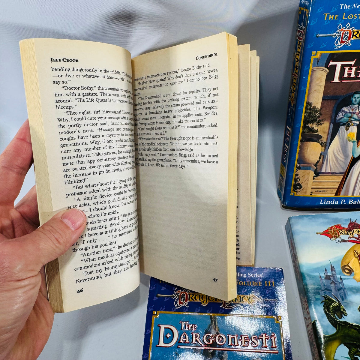 Dragonlance Book Bundle Lost Histories TSR Fantasy Paperback Lot