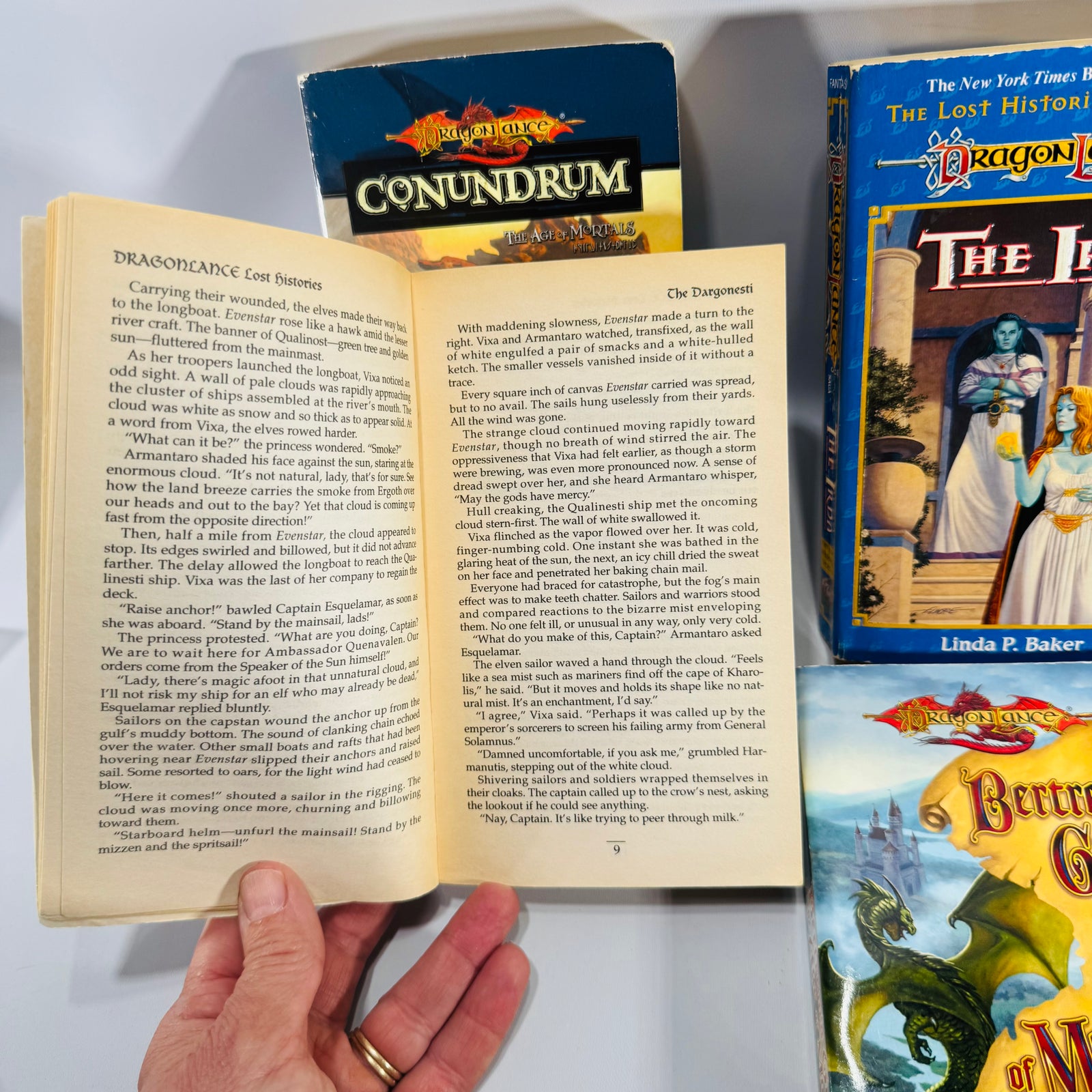 Dragonlance Book Bundle Lost Histories TSR Fantasy Paperback Lot