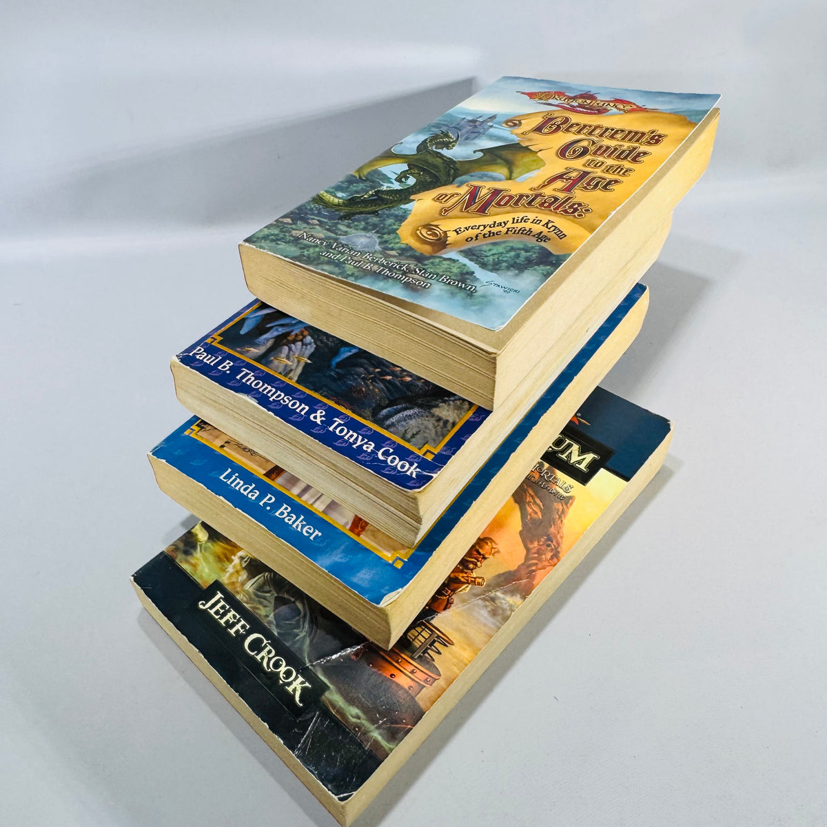 Dragonlance Book Bundle Lost Histories TSR Fantasy Paperback Lot