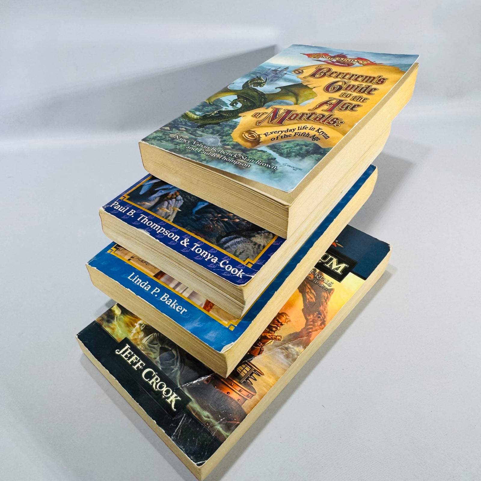 Dragonlance Book Bundle Lost Histories TSR Fantasy Paperback Lot