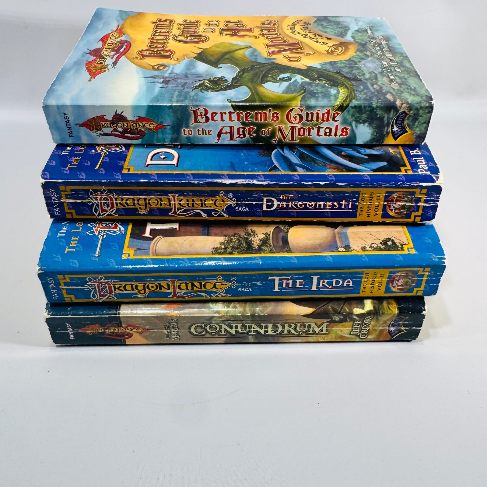 Dragonlance Book Bundle Lost Histories TSR Fantasy Paperback Lot