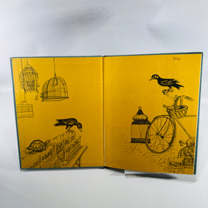 Vintage Children’s Picture Book Rosalie The Bird Market Turtle Winifred and Cecil Lubell Hardcover 1962
